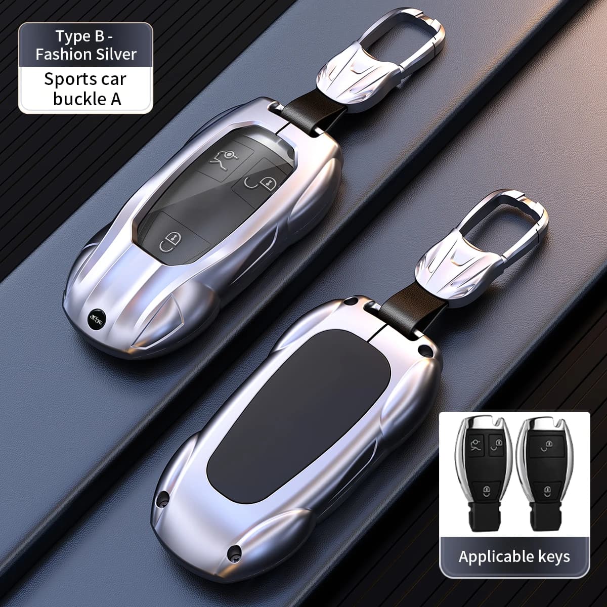 Car Key Case Cover Key Bag Accessories For Mercedes Benz A B C S Class AMG GLA CLA GLC W176 W221 W204 W205 Shell Fob Keychain