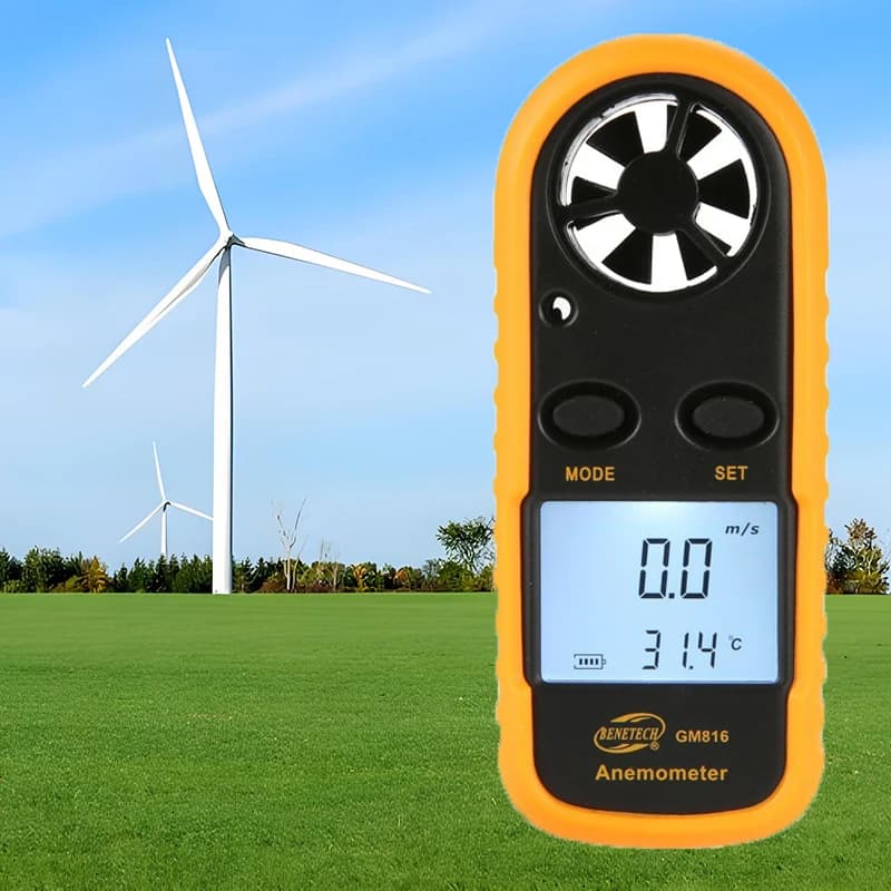 Digital Wind Speed Measurement Instrument for Outdoor and Indoor Wind Speed Detection