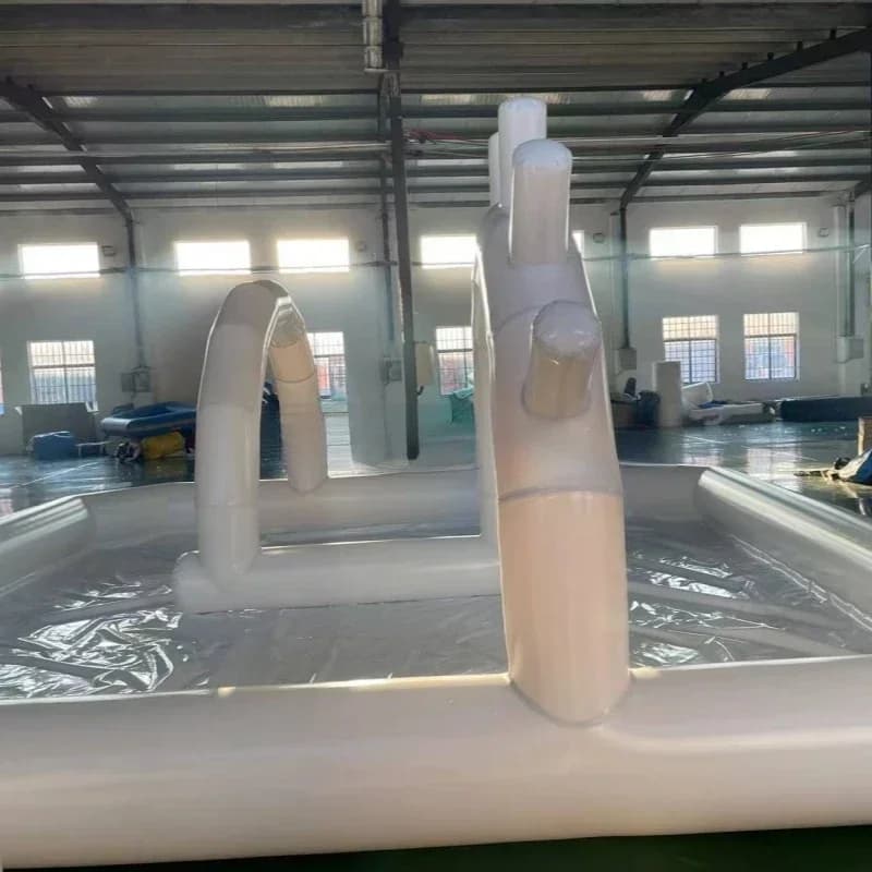 Customized Color Customized Shape Outdoor Water Park Above Ground Inflatable Swimming PoolHot Sales