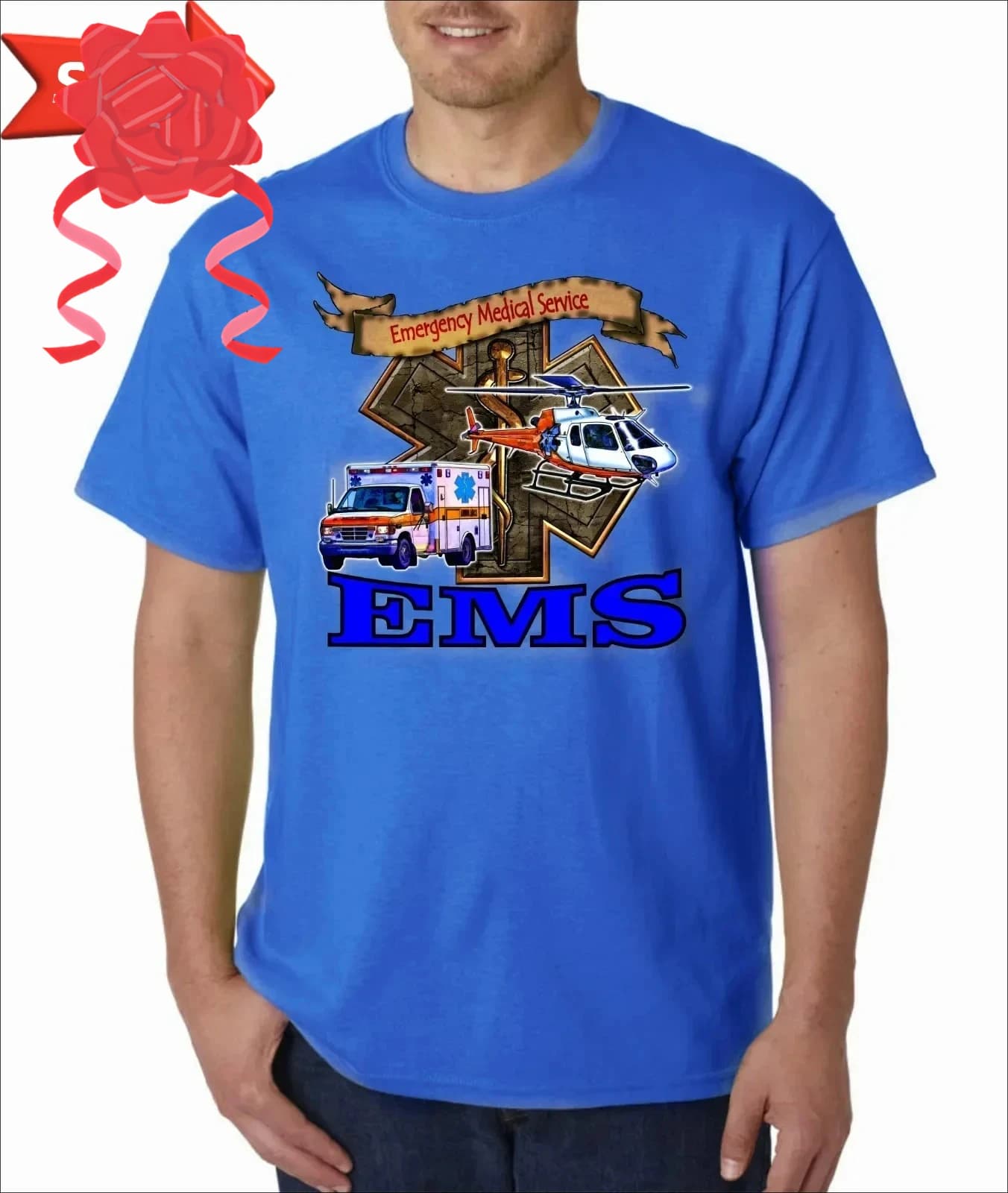 Star of Life Ambulance EMS EMT Paramedic Occupational T-Shirt. Summer Cotton Short Sleeve O-Neck Unisex T Shirt New S-3X