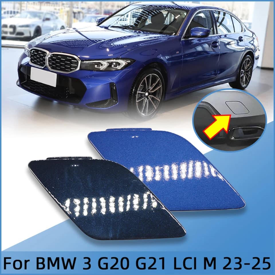 Auto Parts Rear Bumper Tow Hook Eye Cover Cap For BMW 3 G20 G21 LCI M Bumper 2023 2024 2025 Towing Hauling Shell Lid Garnish