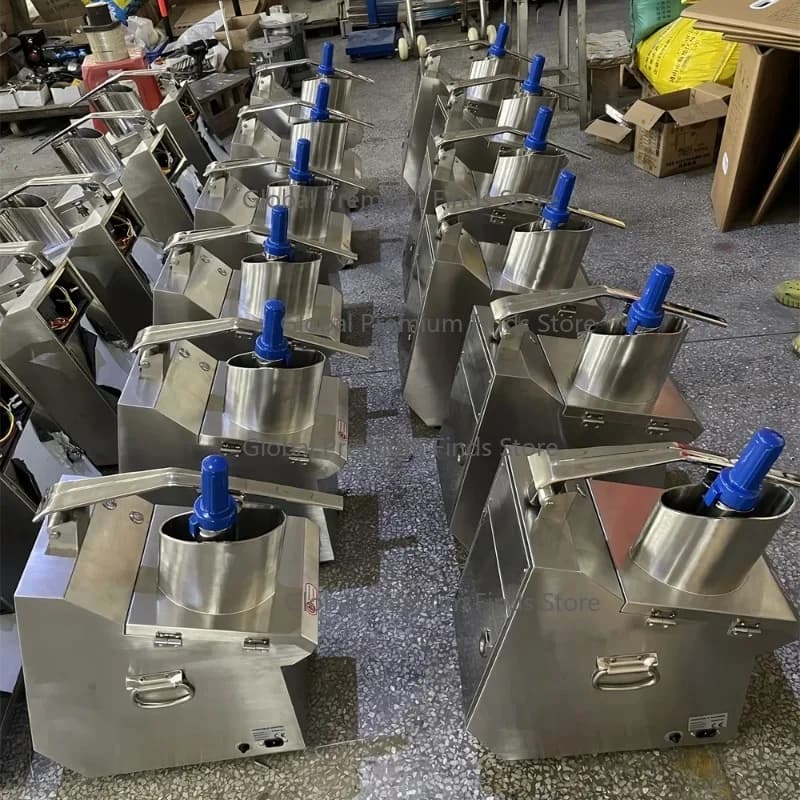 Commercial Slicing Machine Stainless Steel Vegetable Cutter Multi-functional Kitchen Slicer Potatoes carrots green peppers