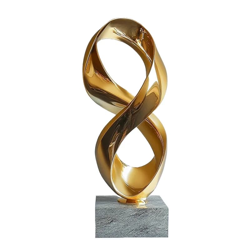 &c Geometric Light Luxury Blossom Rich Living Room TV Cabinet Entrance Desktop Housewarming Gift Ornaments