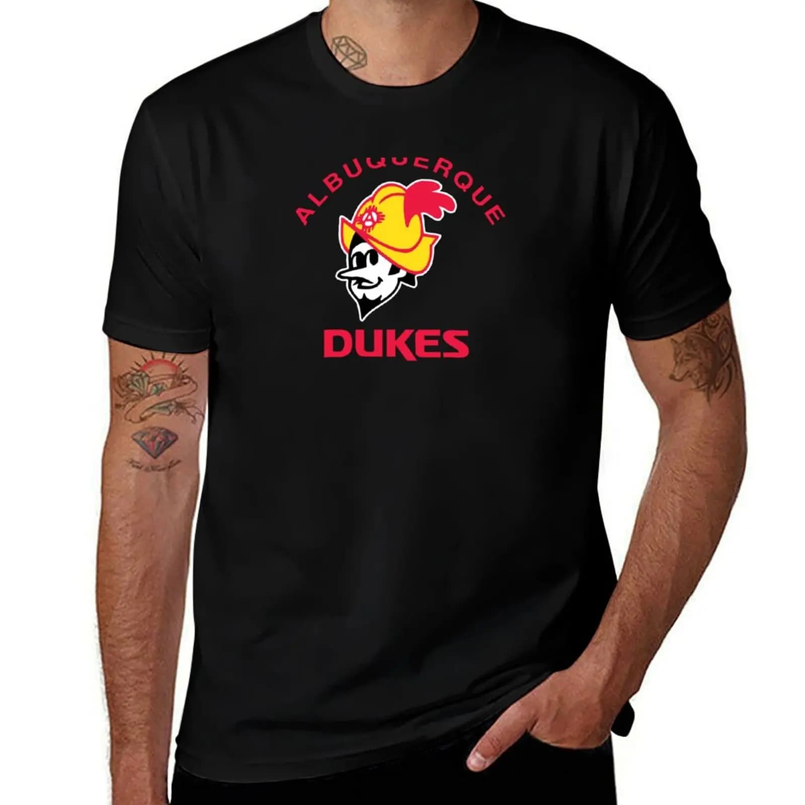 Albuquerque Dukes T-Shirt Basic All Season Solid T-Shirt