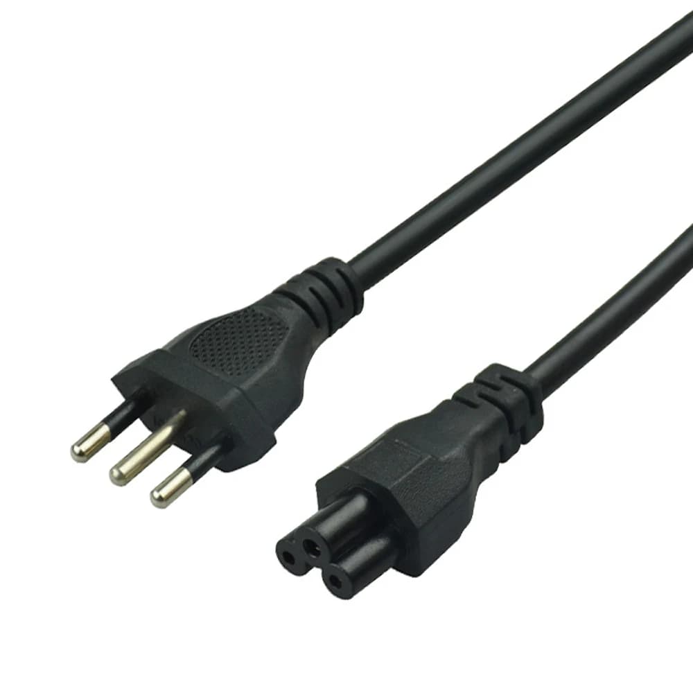 5pcs  High Quality 3 Pin Power Cable Computer Laptop Power Cable Connector Italian Power Cables