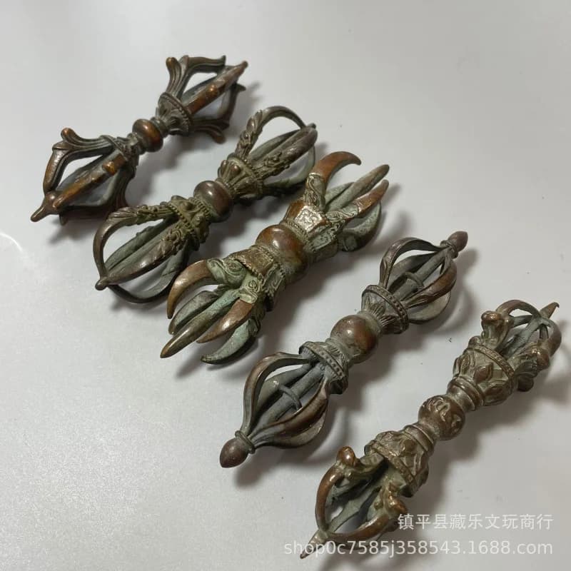 Tibetan Nepalese , Three-sided , Vajra , Magic , Demon-Slashing Pestle, Feng Shui Ornament and Pendant