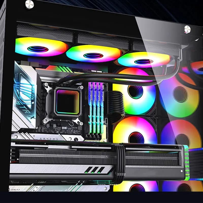 360 Integrated CPU Water-cooled Radiator Set Desktop Computer Sea View Room Fan 12v Cooling Fan