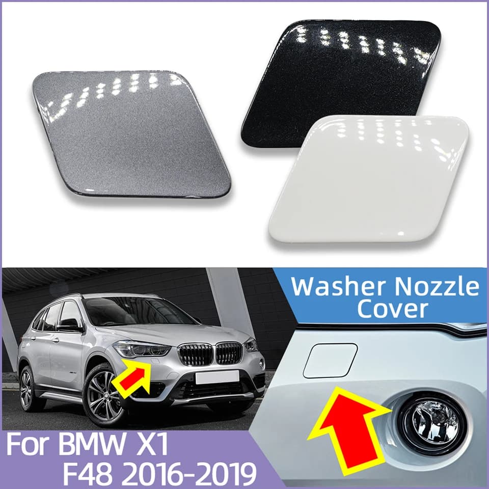 For BMW X1 F48 Ordinary Version 2016-2019 #51117453705 High Quality Auto Parts Headlight Washer Nozzle Cover Shell Lid Cap