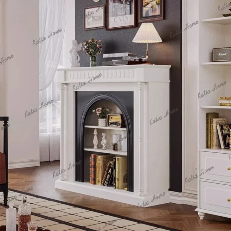 LD American-style Tv Stand Living Room Cabinets Decorative Items Entrance Wall Fireplace French Household Furniture