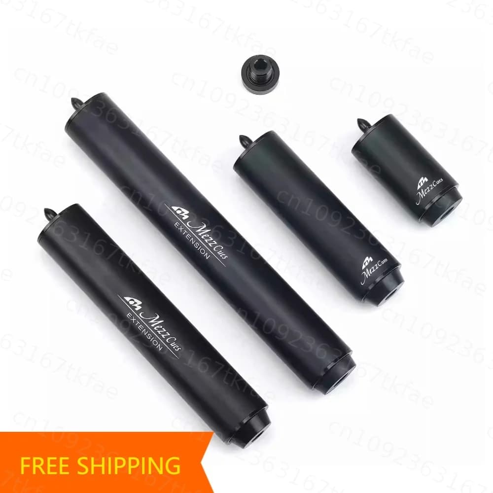 MEZZ Cues Aluminium Extension Extender 5cm/10cm/15cm/20cm quality assurance of spot inventory
