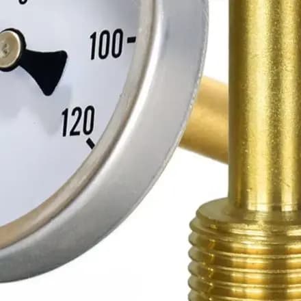 Indoor Heating Outdoor Cooking Thermometer for dial Analog Thermometer Instrument 8*50mm Thermometer Rod for dial Diameter 63mm