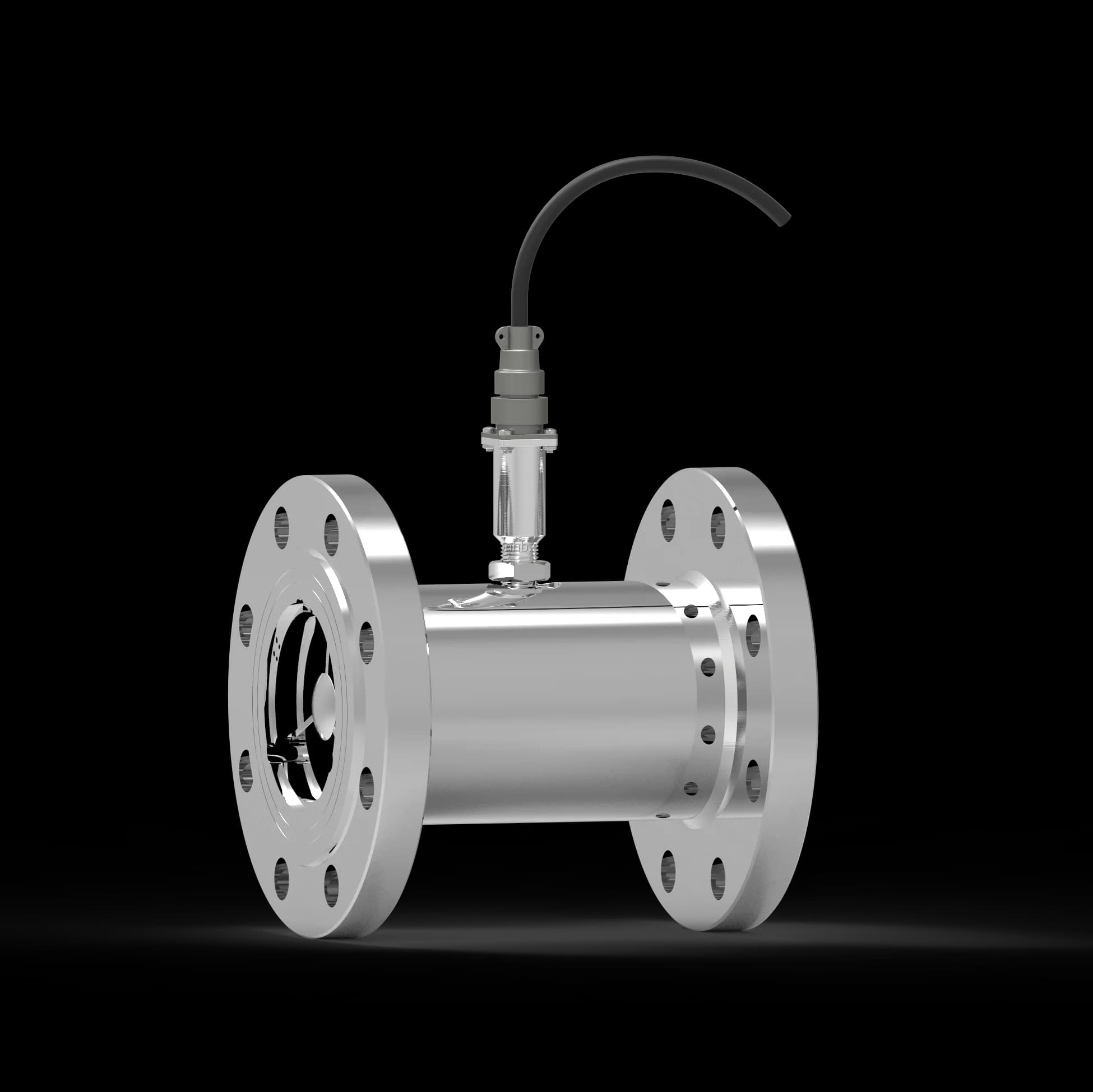 3 Inch Bean Oil digital flow meter diesel fuel oil Flow meter turbine flow meter for generators