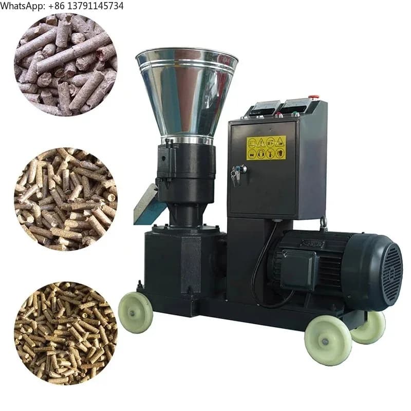 200B Pellet Feed Machine Multifunctional Feed Pellet Machine 200-300KG/H Household Feed Pellet Machine 7.5KW