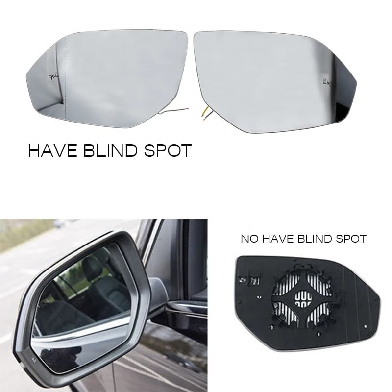 Left and Right with or without Blind Spot Heated Rearview Outside Mirror Glass for VW Volkswagen Teramont 2017 2018 2019 2020