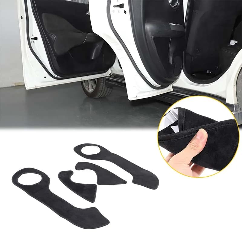 For Nissan juke Infiniti ESQ 2011-2019 velvet black car door anti-dirty mat car interior protection accessories