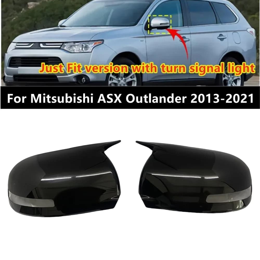​For Mitsubishi Outlander Sport GF 2013-2020 ​For Mitsubishi ASX 2014-2020 Facelift Car Side Rearview Mirror Cover Mirror Caps