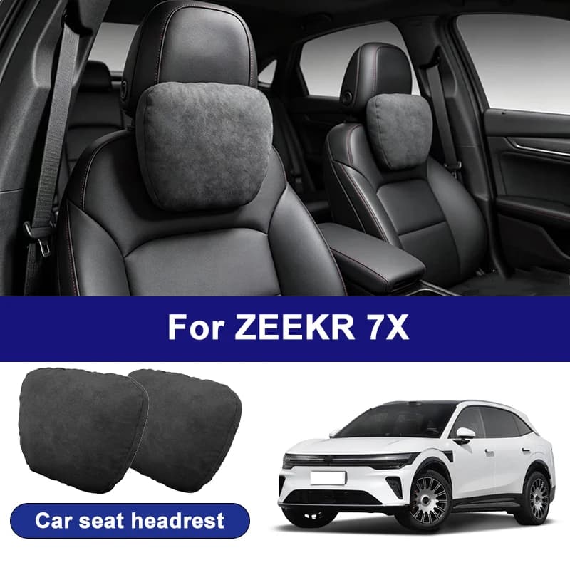 For ZEEKR 7X car headrests, soft universal adjustable car seat pillows, car neck pillow cushions, car accessories