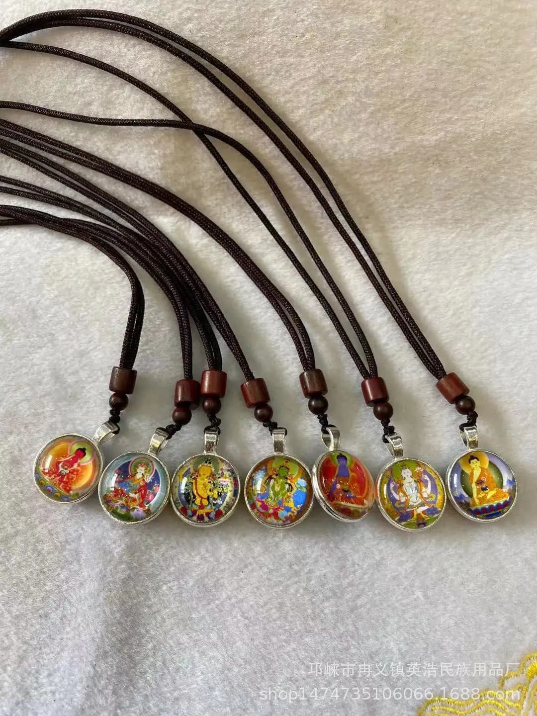 Buddha Pendant/Buddha Pendant Pendant/Ethnic Style Necklace/Acrylic