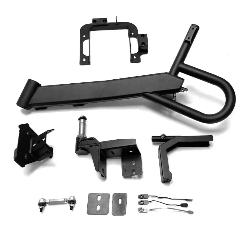 DurableAfter the linkage spare tire bracket is modified, hang the tailgate reinforcement, license plate frame, top tire accessor