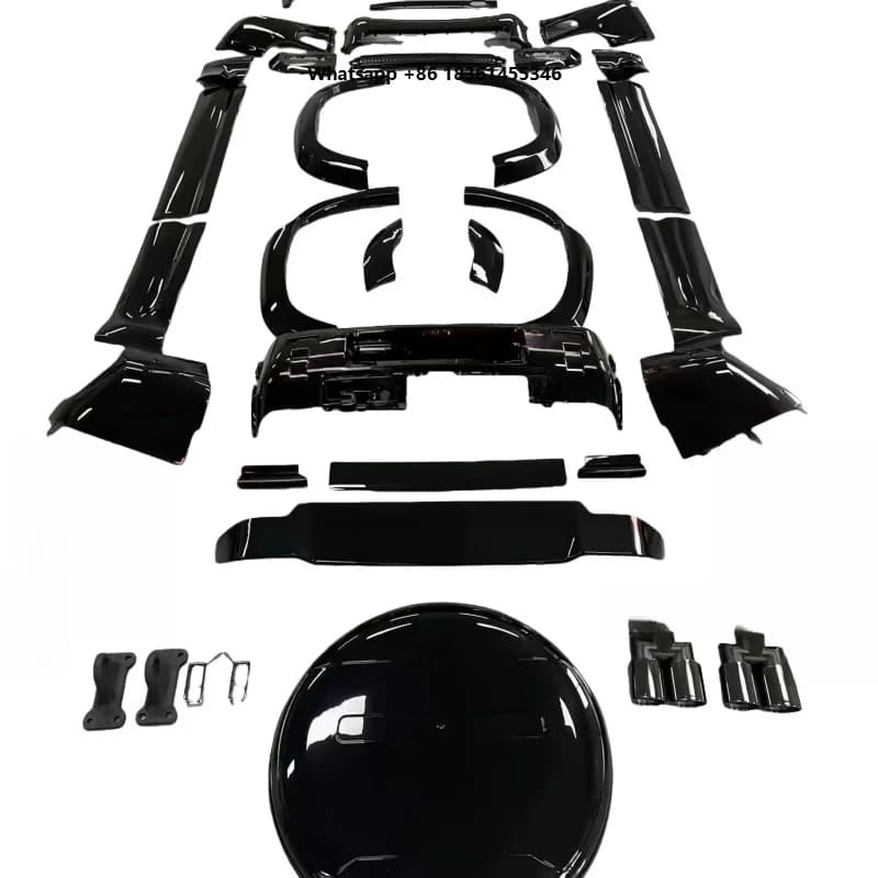 For High Quality Premium Car Accessories Suitable  Upgrade And Modification, Black Wor Small Surround Complete Body Kit