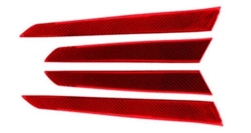 For Modified Carbon Fiber Door Slat Decoration of Old Mercedes-Benz C-class Interior (w204 2007-2013)
