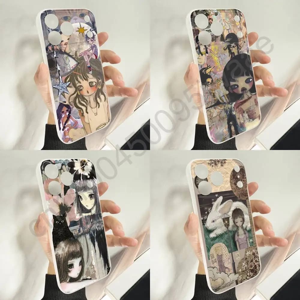 A-Aya T-Takano Girl Phone Case For iPhone 11,16,15,14,13,17,12,Plus,E,Air,Mini,Pro,Max Magnetic Magsafe Soft Cover