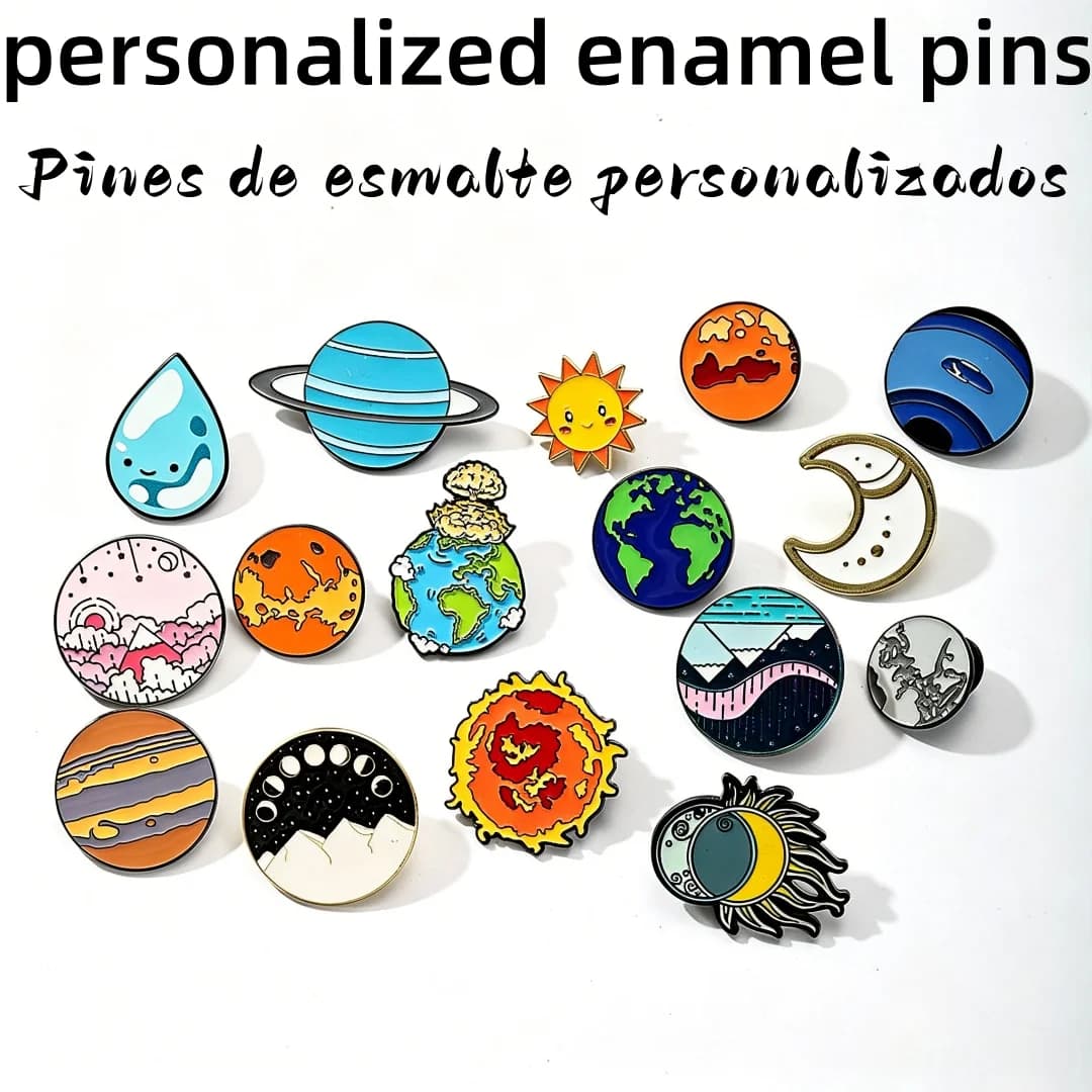 Custom Your Own Design Metal Soft Enamel Lapel Pins - Cute Enamel Pins and Badges From Wholesale Manufacturers