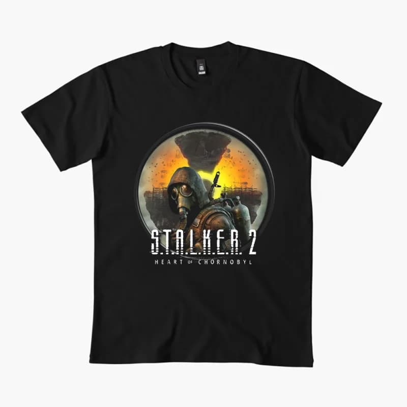 S.T.A.L.K.E.R. 2 Shadow of chernobyl 0401 Danger exclusion zone gift t shirt Video game Stalker Graphic Clothes All size Tops