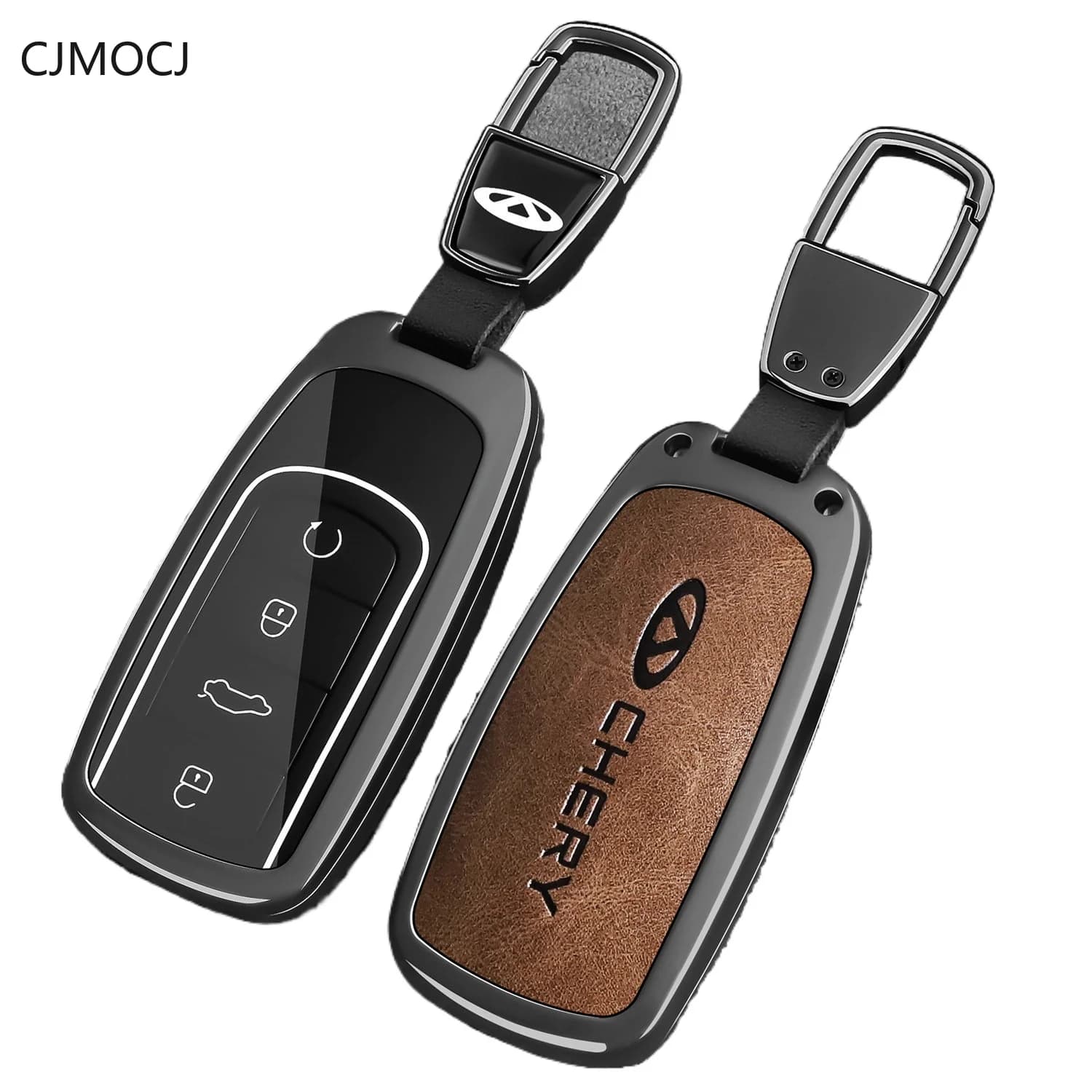 For 2026 Chery Tiggo 9X Key Case Cover, Zinc Alloy Car Key Fob Shell, Shockproof Luxury Smart Keychain, Chery Accessories