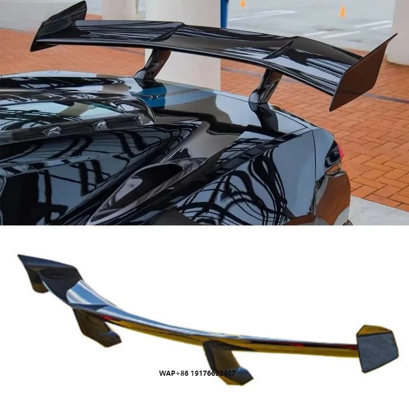Wholesale High Quality New Products Dry Carbon Fiber Rear Spoiler Tail Wing Body Kit for Corvette C8 ZR1 Z51