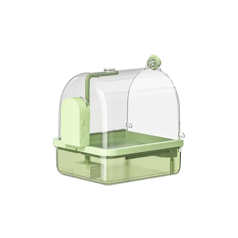 Bird multi-functional bath basin Xuanfeng peony bird bathroom bird cage hanging parrot bath box