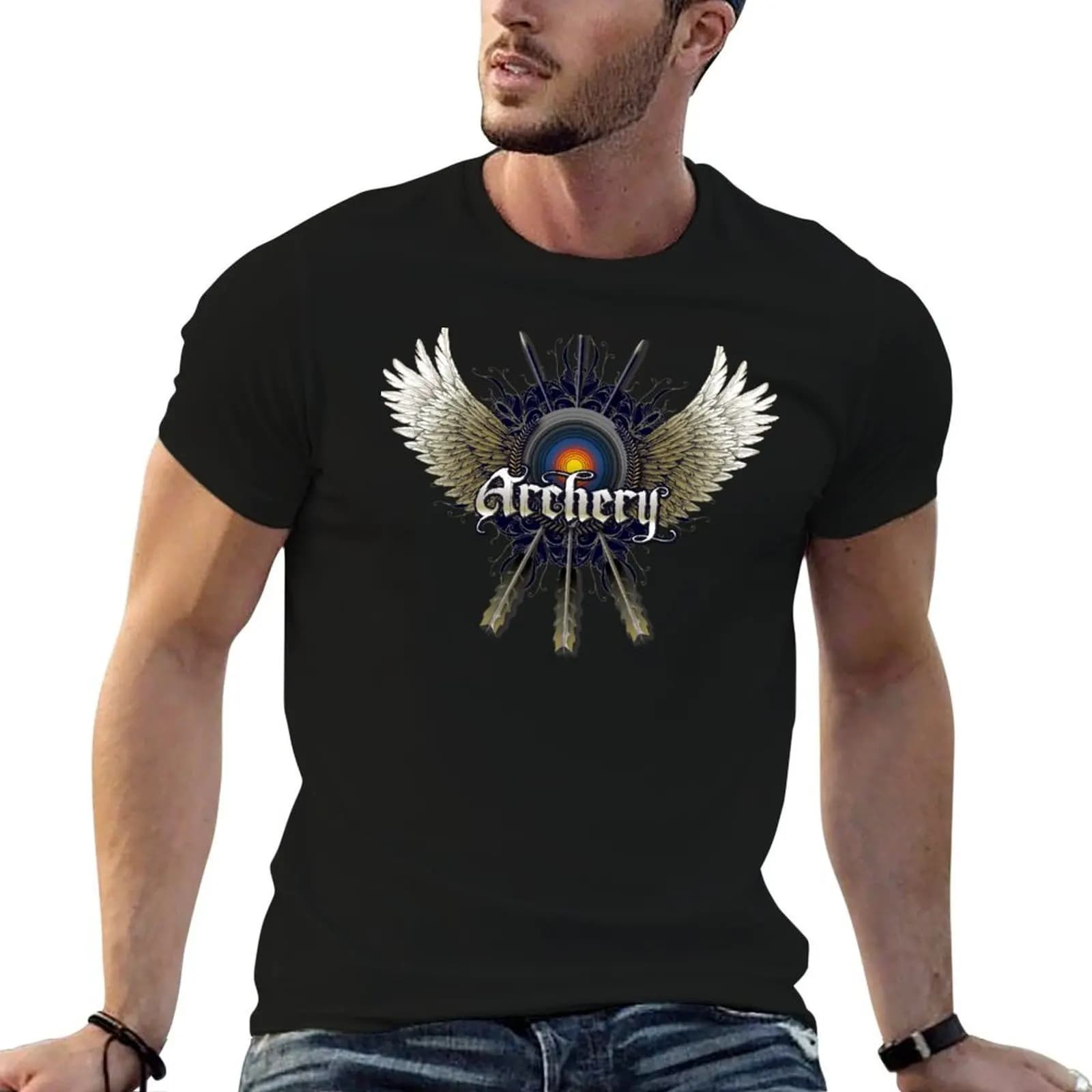 Archery 2 T-Shirt luxury t-shirt oversized t shirt mens clothes