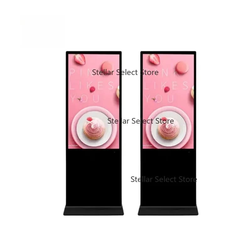 New Product Mobile Phone Wireless Power Bank  Charge With 55" LCD Screen Advertising Player Display Stand