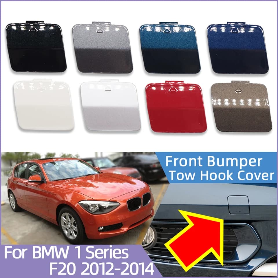 Auto Front Bumper Tow Hook Eye Cover Cap For BMW 1 Series F20 F21 116i 118i 120i 125i 2011-2014 51117292947 Towing Hauling Lid