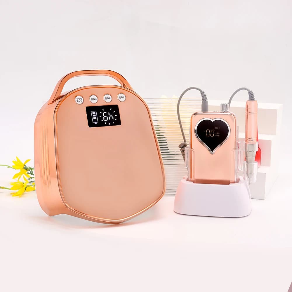 Good Quality with Factory Price Gradient Color High Power 96 Watts Cordless Pro Cure LED Nail Lamp for Nail Supply Nail Salon