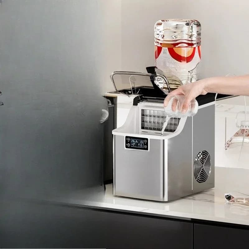Ice machine solid ice cube small automatic square ice cube making machine