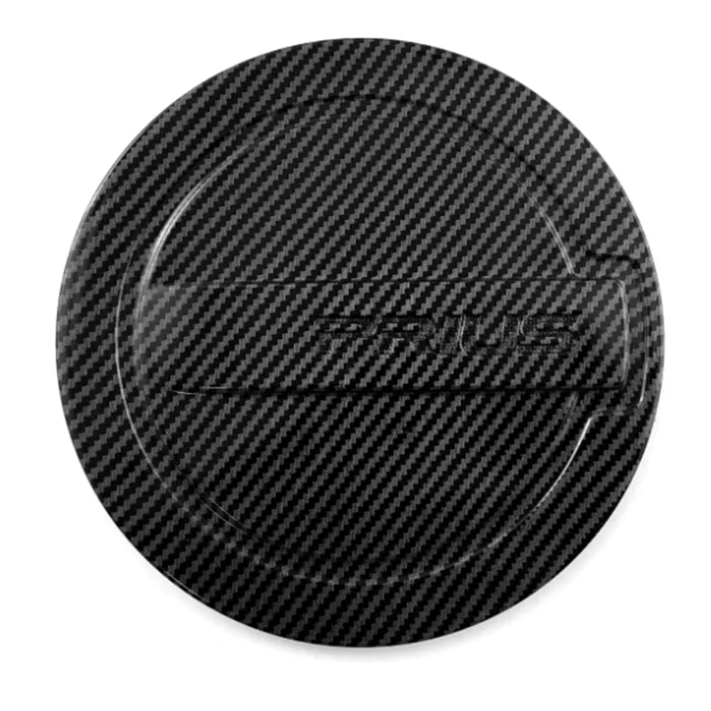 Auto Oil Fuel Tank Cover Cap Car Sticker For Toyota Prius Zvw30 2010 To 2015 ABS Chrome Carbon Fiber Surface