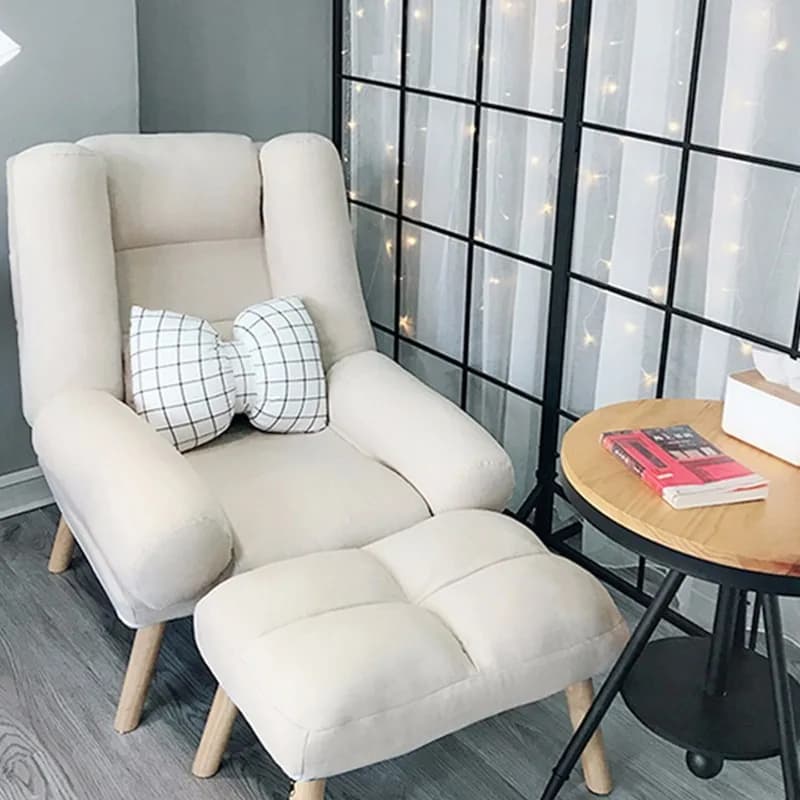 Sofa single, foldable, modern minimalist balcony bedroom living room, small sofa