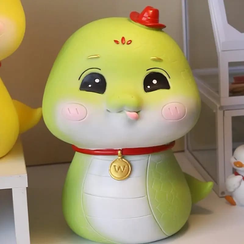 Cartoon Snake Money Boxes Anime Kawaii Acrylic Storage Saving Gift Children Large Piggy Bank Save Space Tirelire Home Decoration