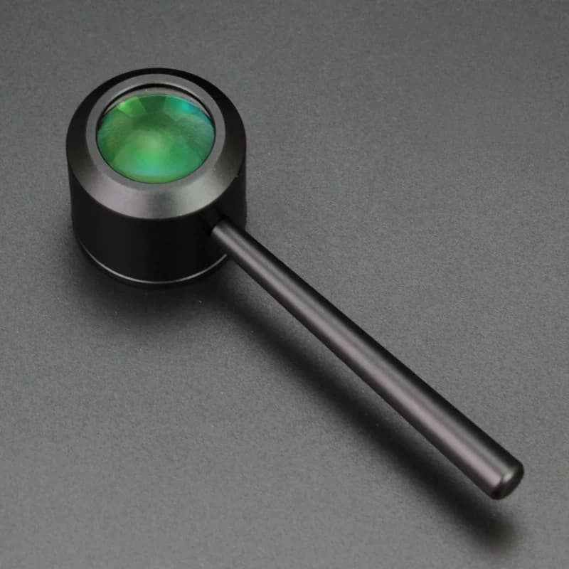 1PCS Optical Glass All-Metal Handheld 10x HD Magnifying Glass for Reading and Appraisal Loupe Helping Hands Magnifier