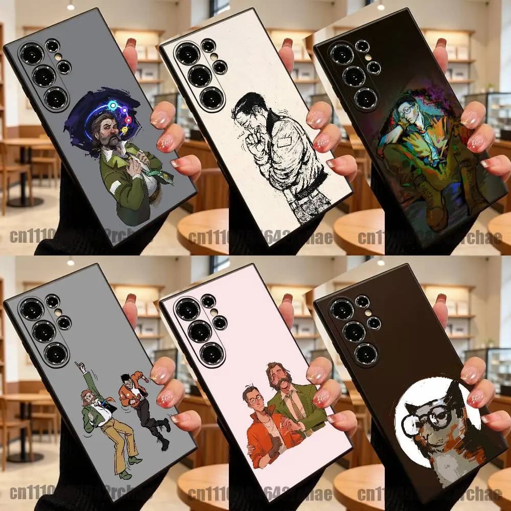 For Disco Elysium Kim Kitsuragi Harrier Du Bois Phone Case For Samsung Galaxy S25 S24 S26 S22 S23 S21 S10 5G Fe Ultra Plus Cover