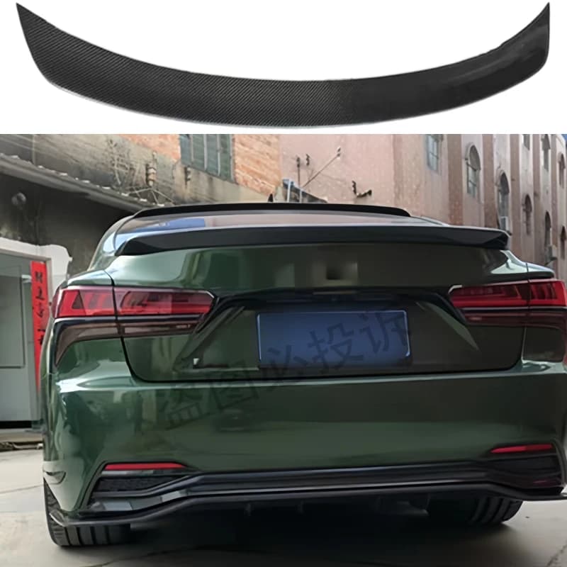 Suitable for Lexus LS LS500 500H 2018 2019 2020 2021 2022 2023 Premium Carbon Fiber Spoiler Carbon Spoiler Car 4-Door Rear Wing