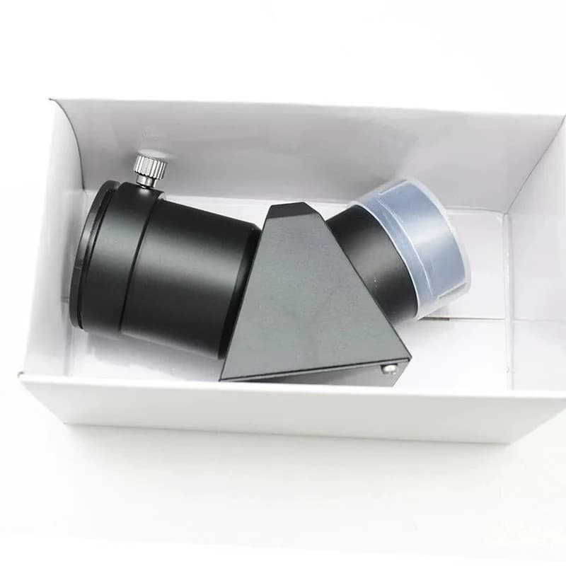 Metal 45-Degree Erect-Image Diagonal 1.25"/31.7mm HD Accessory for Astronomical Telescope Tools