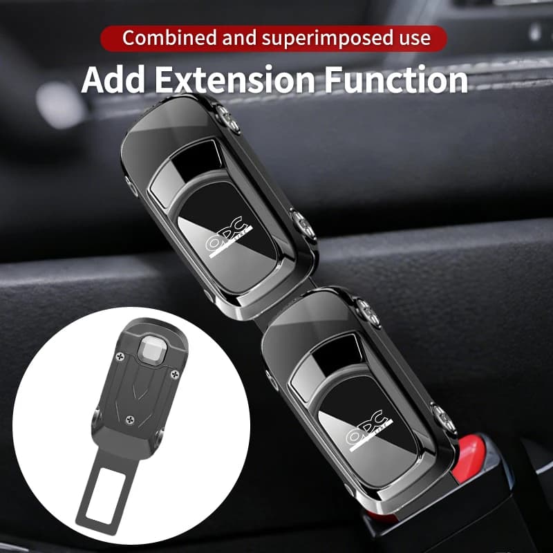 Metal Car Seatbelt Buckle Extender Safety Belt Lock Buckle Clip Interior For Opel Astra Insignia Corsa Zafira Meriva Mokka