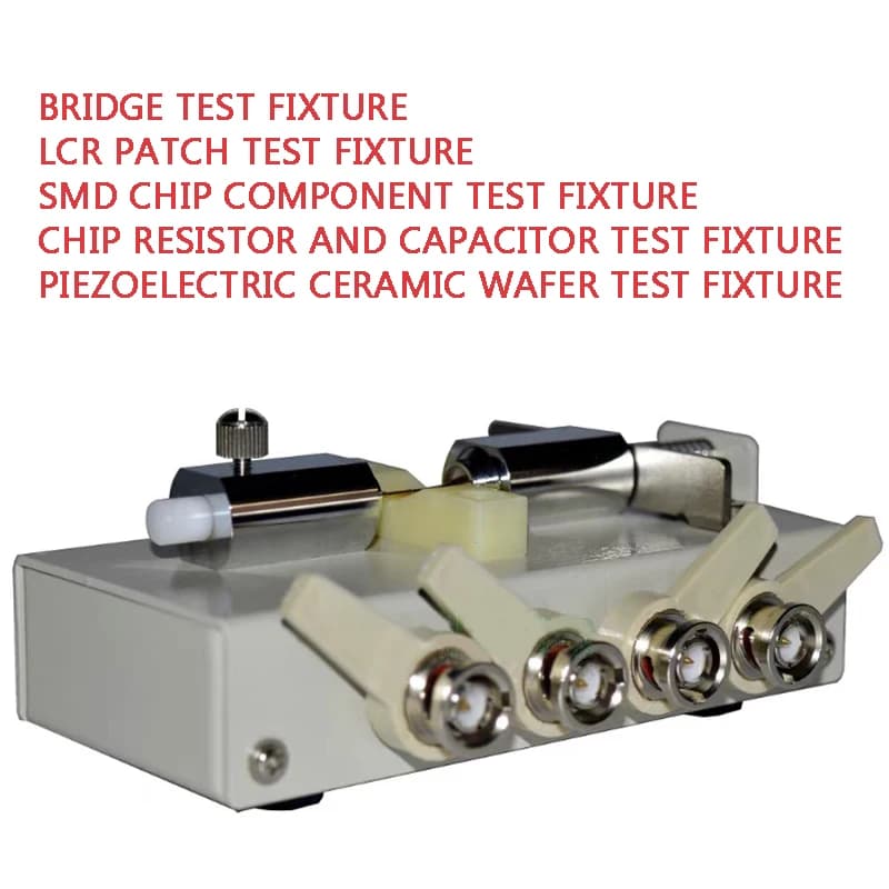 Piezoelectric Ceramic Chip Test Fixture SMD Component Ejector LCR Digital Bridge Testing Jig Electronic Laboratory Hardware
