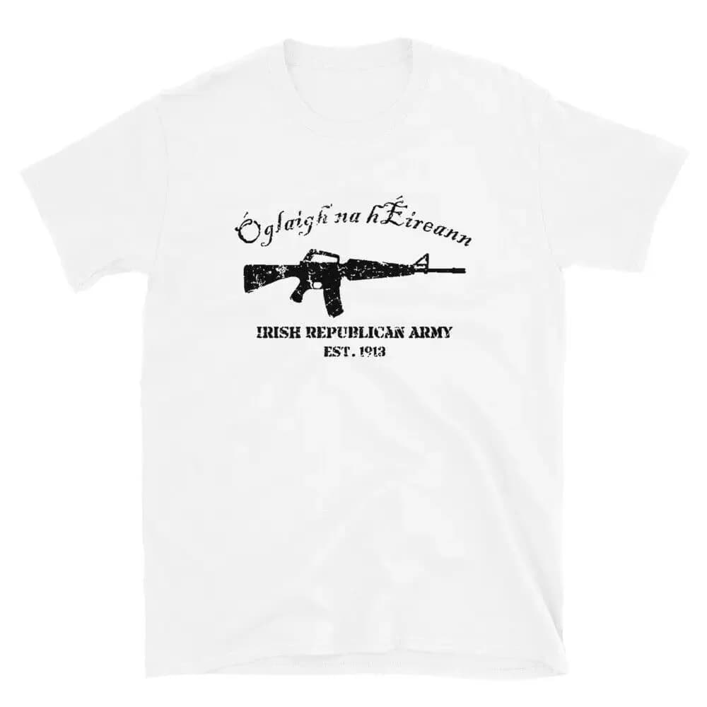 Irish Republican Army 1913 IRA Irlande Ireland Men's 100% Cotton Casual T-shirts Loose Top Size S-3XL