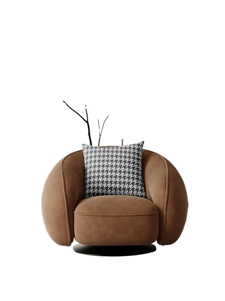 XCX wabi-sabi wind, reception and negotiation of 360-degree rotating sofa chair