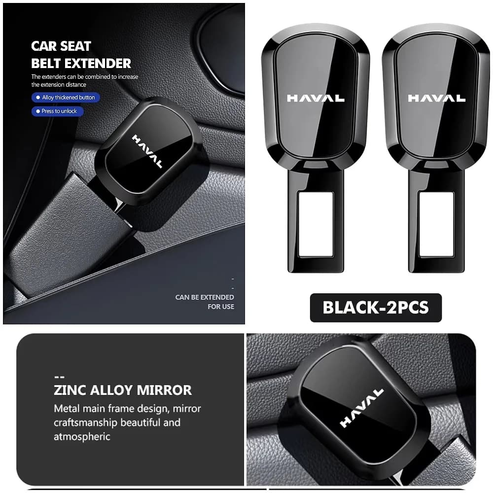 Auto Seat Belt Extender Clip Belt Extender Adapter Anti-Tight Comfort Sturdy Easy Release For Haval Jolion H6 M6 Dargo Raptor F7