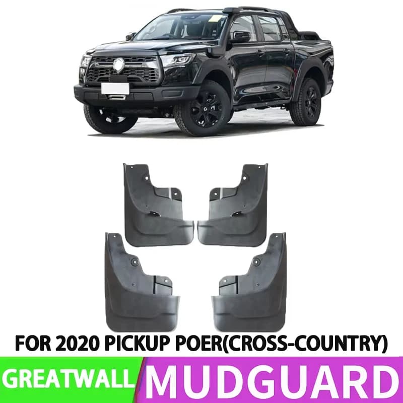 Suitable for 2020-2021 Great Wall Cannon Off-road Version GWM POER Car Front and Rear Wheel Special Fender Splash Repellent