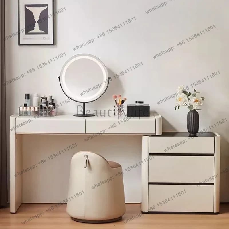 LSModern Dresser Chest Of Drawers Makeup Table Vanity Dressing Table Makeup Desk Dressers Vanities Room Drawers Nightstands Luxu
